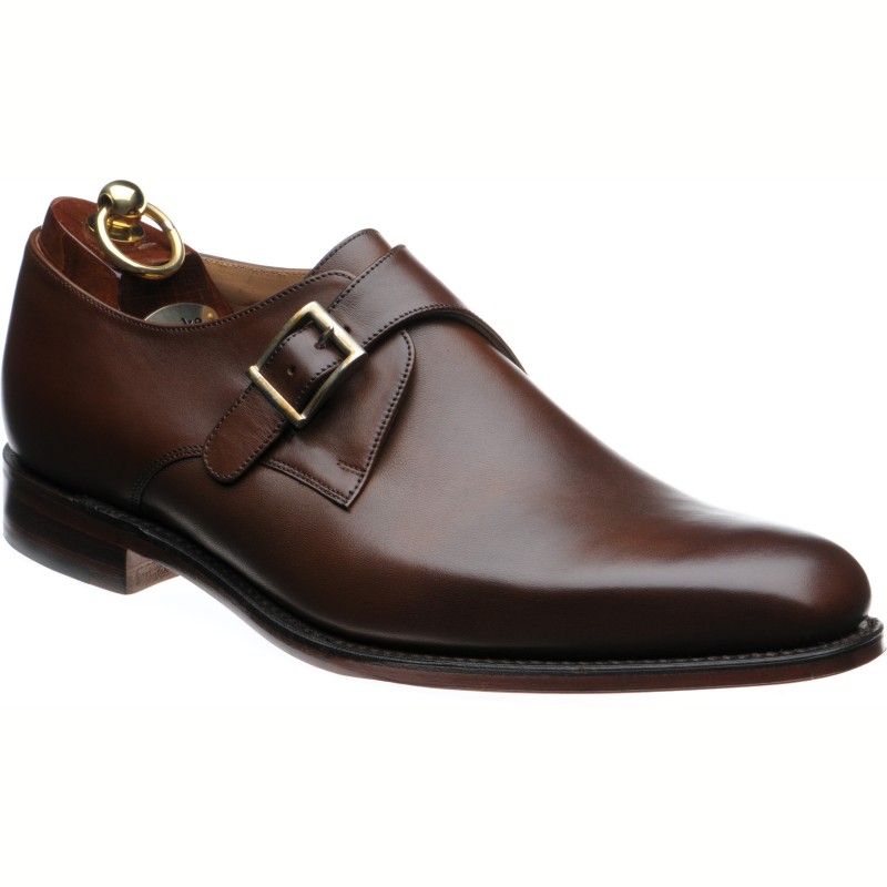 Medway monk shoes in Dark Brown Calf 