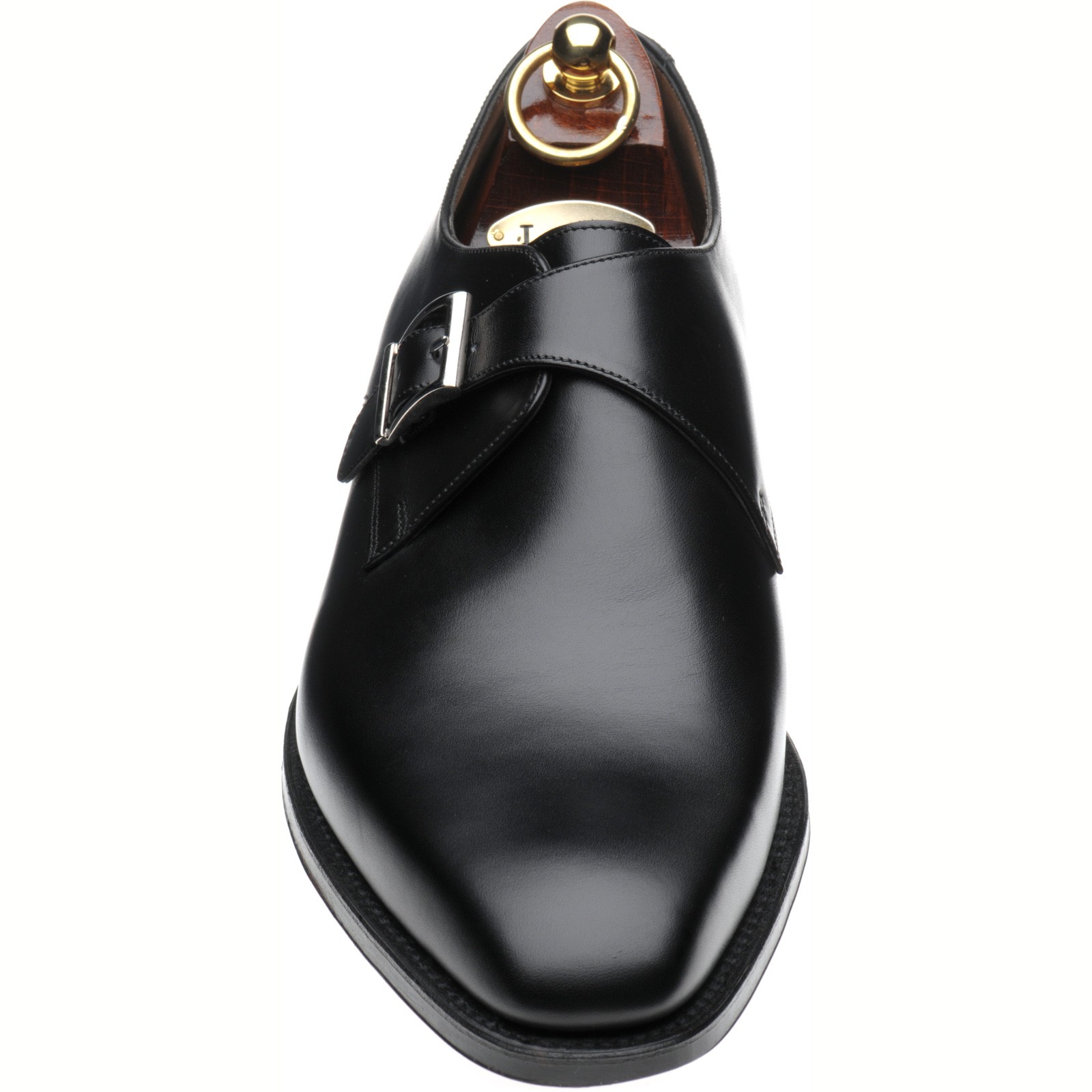 Loake shoes | Loake 1880 Classic | Medway monk shoes in Black Calf at ...