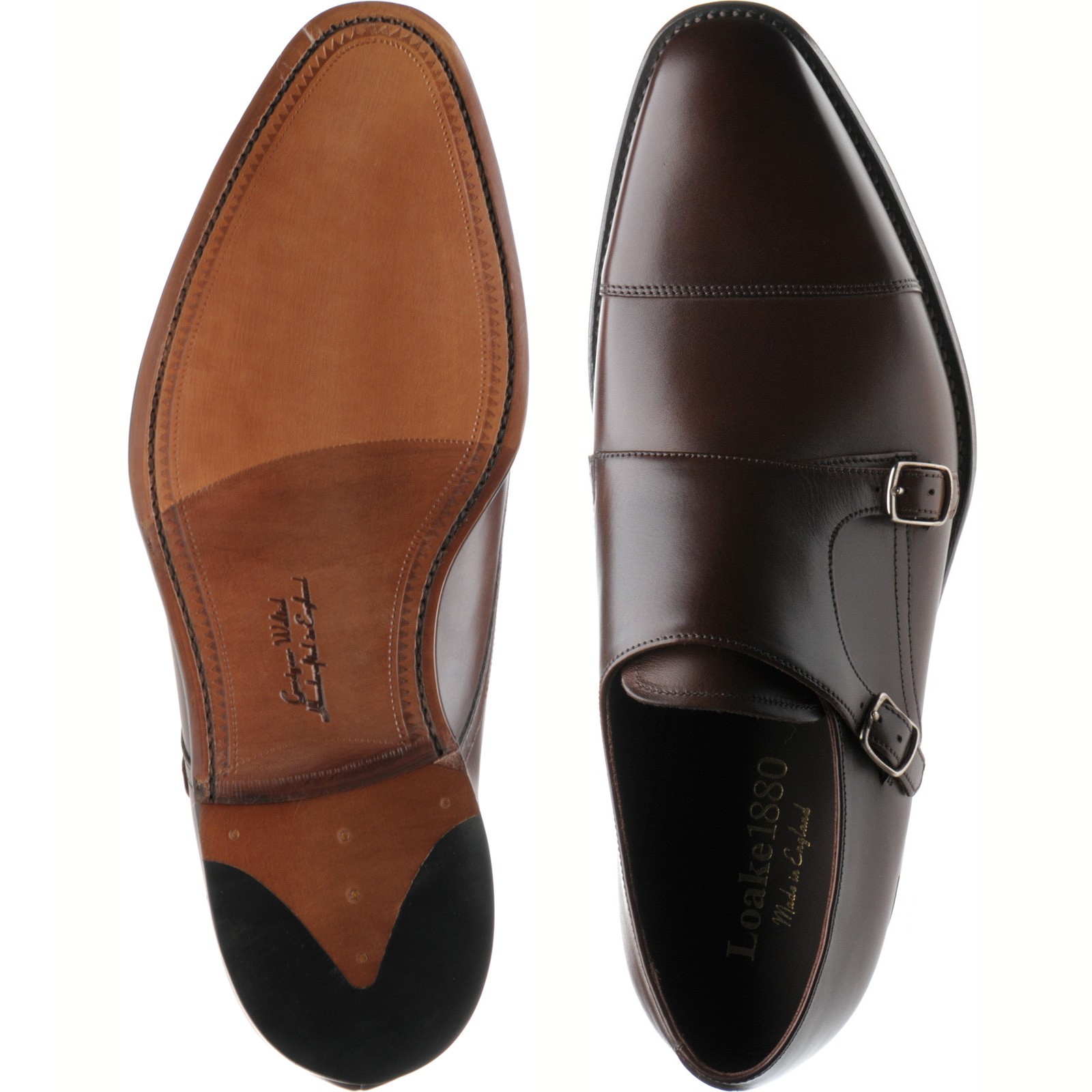 loake wensum dark brown