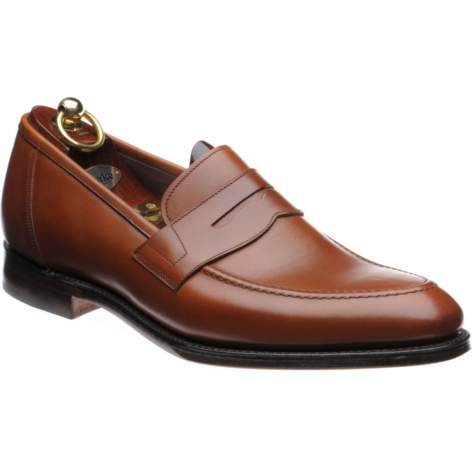 loake anson brown suede