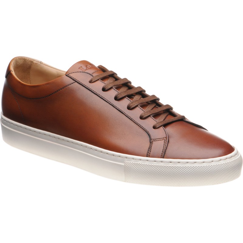 Loake shoes | Loake Lifestyle | Sprint rubber-soled in Deep Chestnut ...