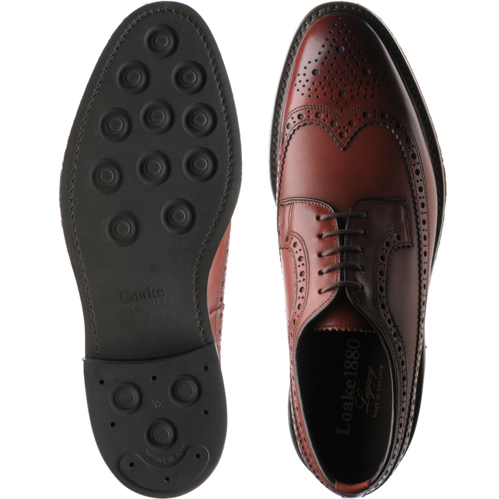 loake birkdale conker