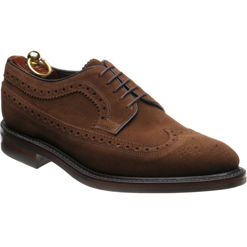 Loake shoes Loake 1880 Country Birkdale in Brown Suede at Herring Shoes