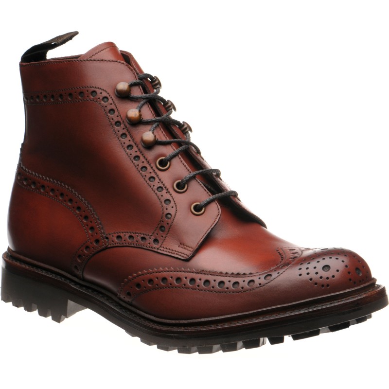 Glendale rubber-soled brogue boots