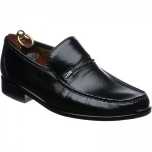 Loake Reno in Black Nappa Leather