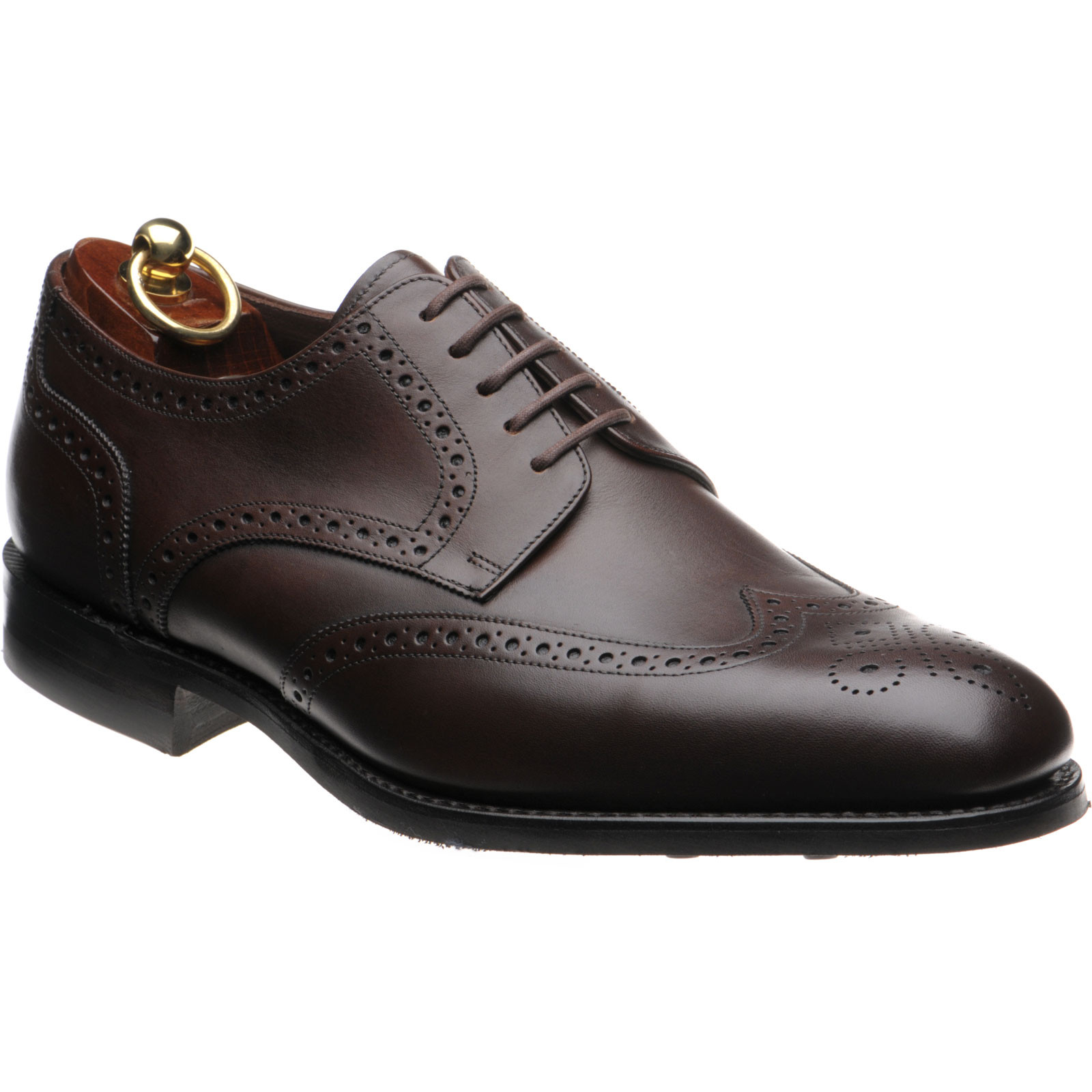 Loake shoes Loake Factory Seconds Wembley in Dark Brown Calf at