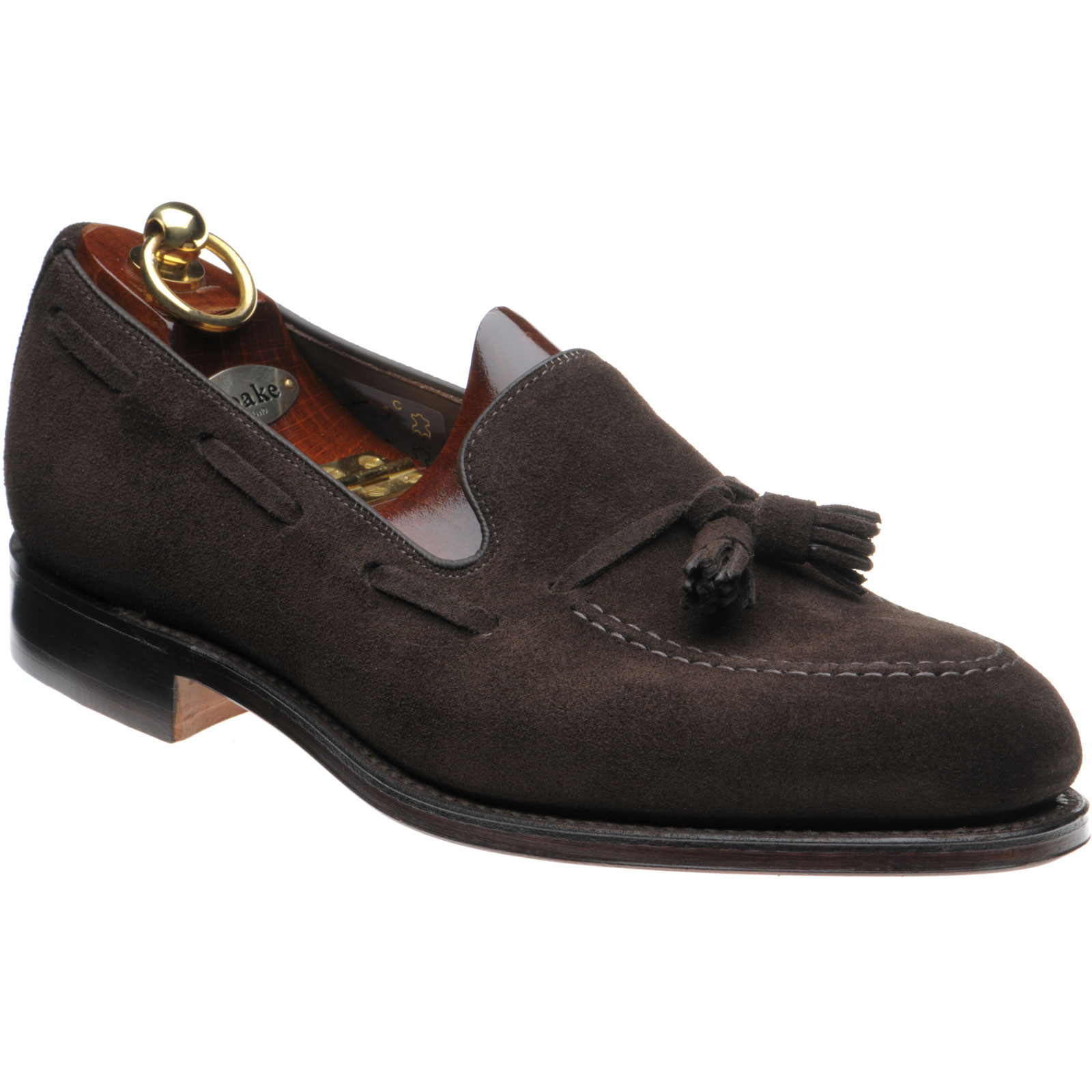 Loake shoes Loake 1880 Classic Russell tasselled loafers in Choc