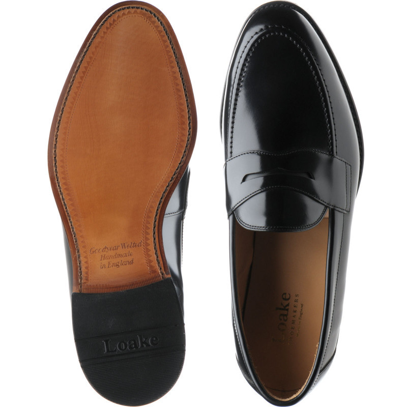 Loake shoes | Loake Professional | Imperial in Black Polished at ...