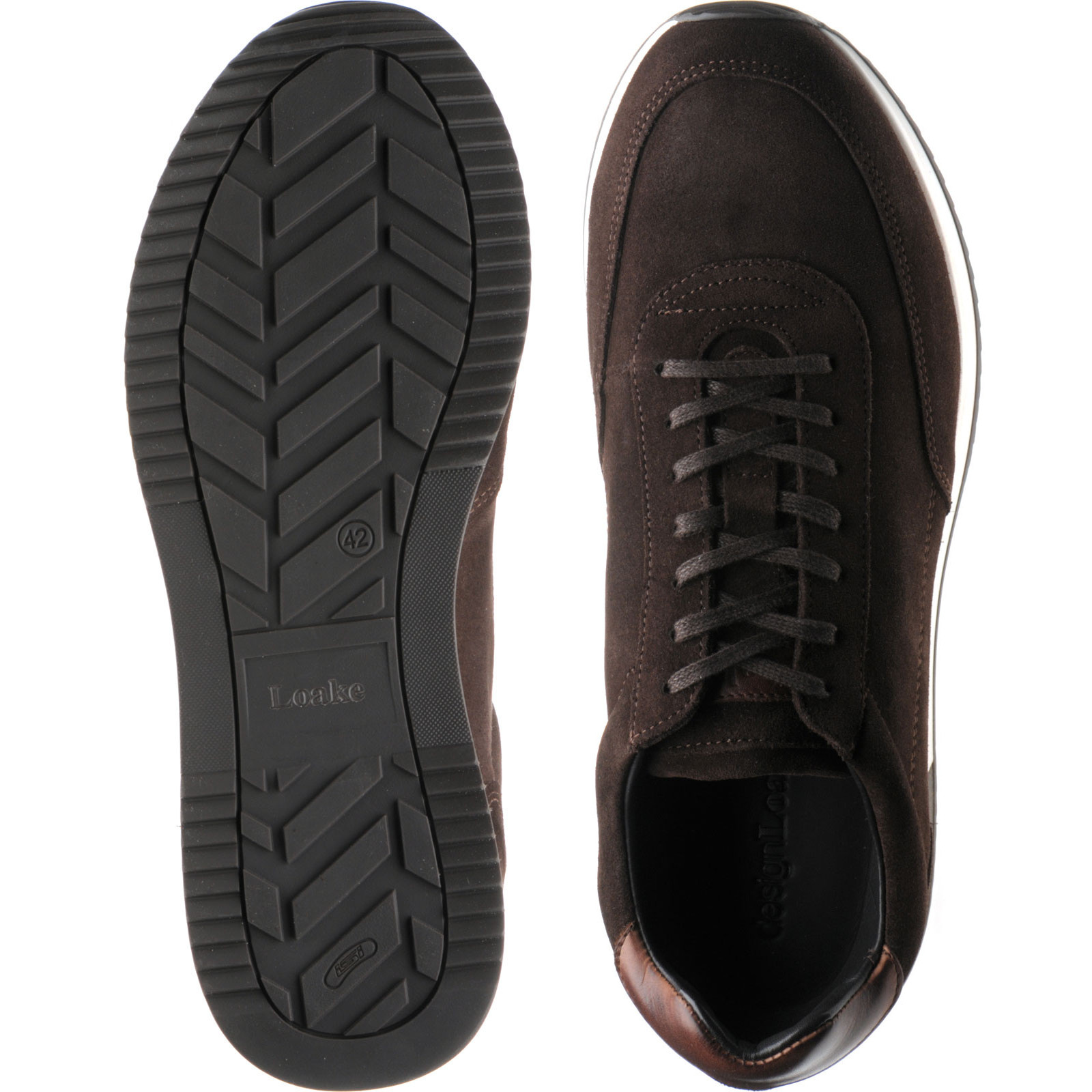 Loake shoes | Loake Lifestyle | Bannister in Choc Brown Suede at ...