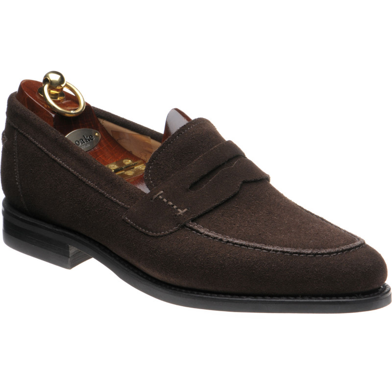 Loake shoes | Loake Professional | 356 rubber-soled loafers in Dark ...