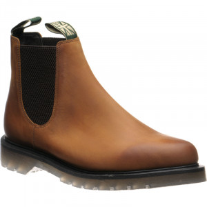 Loake shoes Loake Factory Seconds McCauley rubber soled Chelsea boots in Tan Nubuck at Herring Shoes