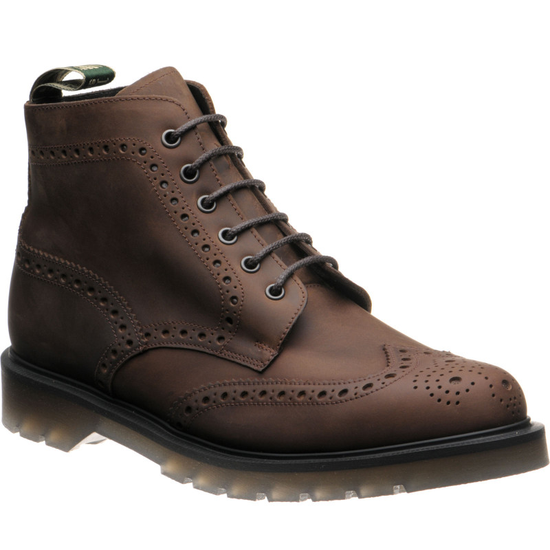 Loake shoes | Loake Factory Seconds | Gage in Brown Oiled Nubuck at ...