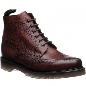 Loake shoes | Loake Factory Seconds | Gage rubber-soled brogue boots in ...