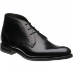 Loake Myers rubber-soled Chukka boots in Black Calf