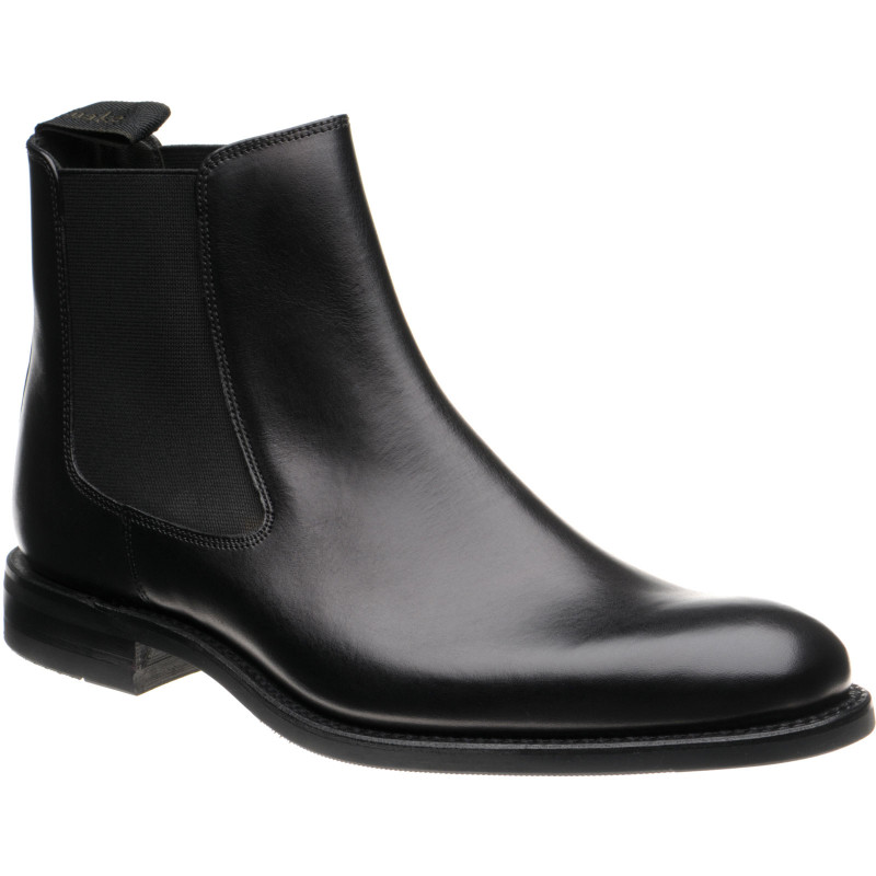 Loake shoes | Loake Design | Wareing rubber-soled boots in Black Calf Herring Shoes