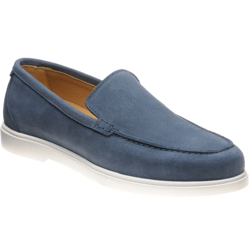 Loake shoes | Loake Lifestyle | Tuscany rubber-soled loafers in Denim ...