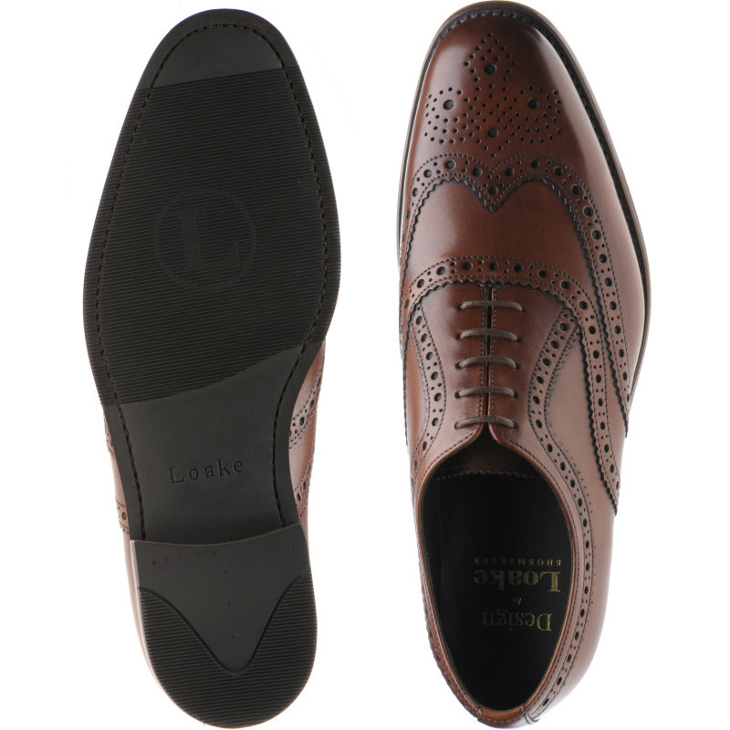 loake wide fit brogues