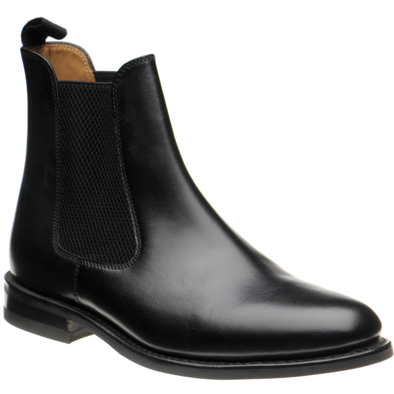 Loake shoes Loake Factory Seconds Hickstead Rubber in Black Calf at Herring Shoes