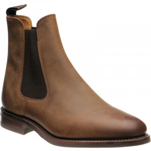 Loake shoes Loake Factory Seconds Hickstead Rubber rubber soled boots in Brown Nubuck at Herring Shoes