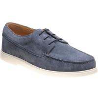 loake sardinia in gulf light blue suede
