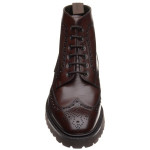 Pegasus rubber-soled brogue boots
