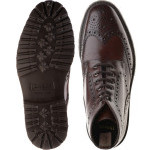 Pegasus rubber-soled brogue boots