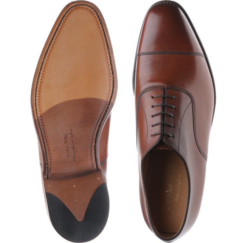 Loake shoes | Loake 1880 | Aldwych Oxfords in Mahogany Calf at Herring ...