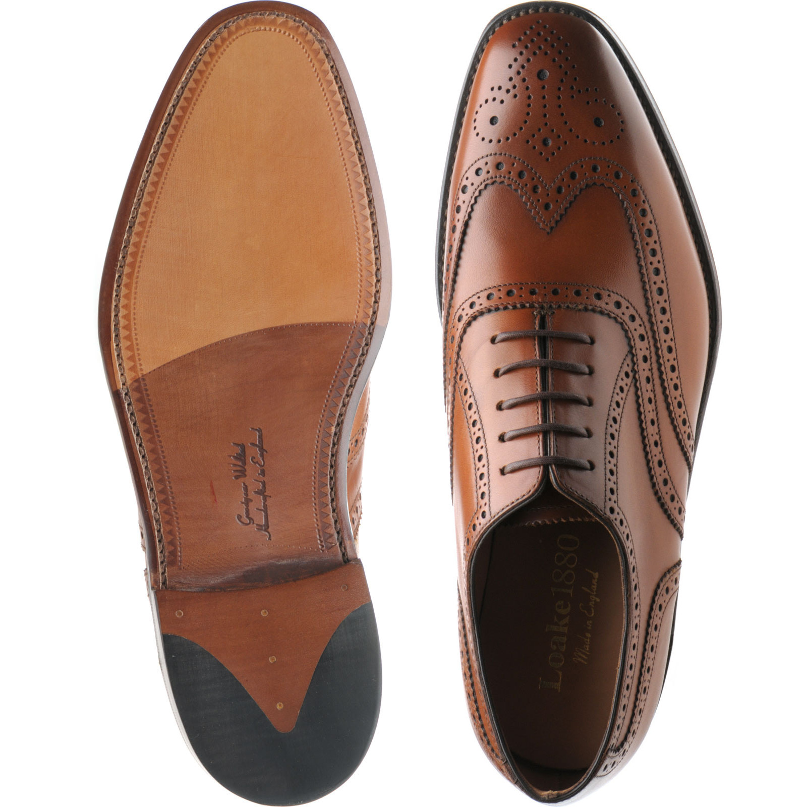 Loake shoes | Loake 1880 | Buckingham brogues in Brown Calf at Herring ...