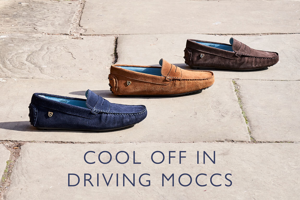 Cool off in driving moccs