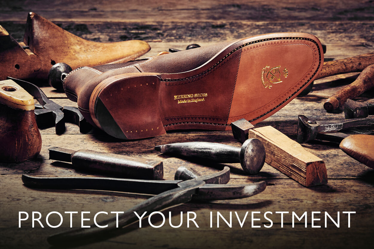 Protect your investment with our shoe care products