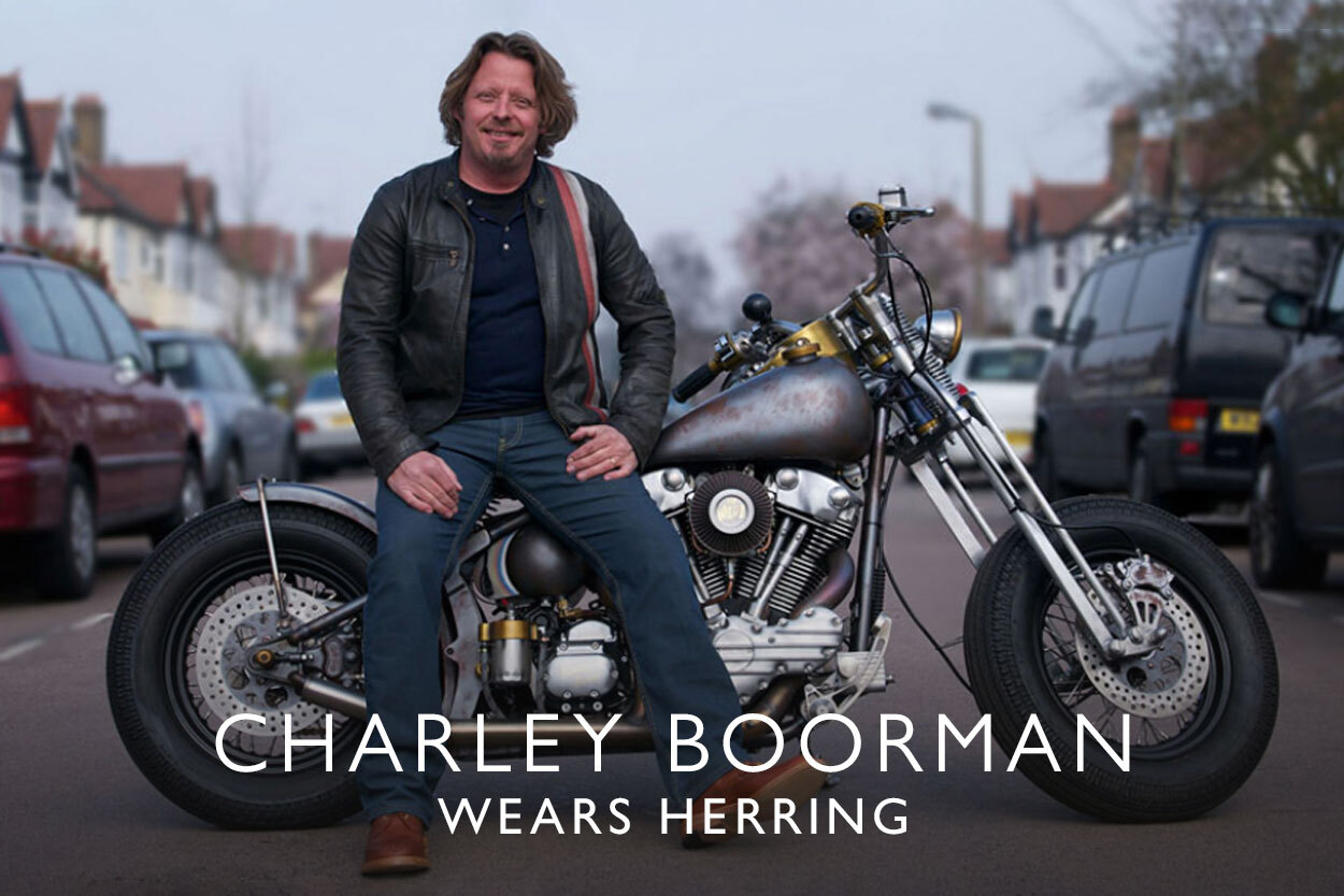 Charley Boorman wears Herring