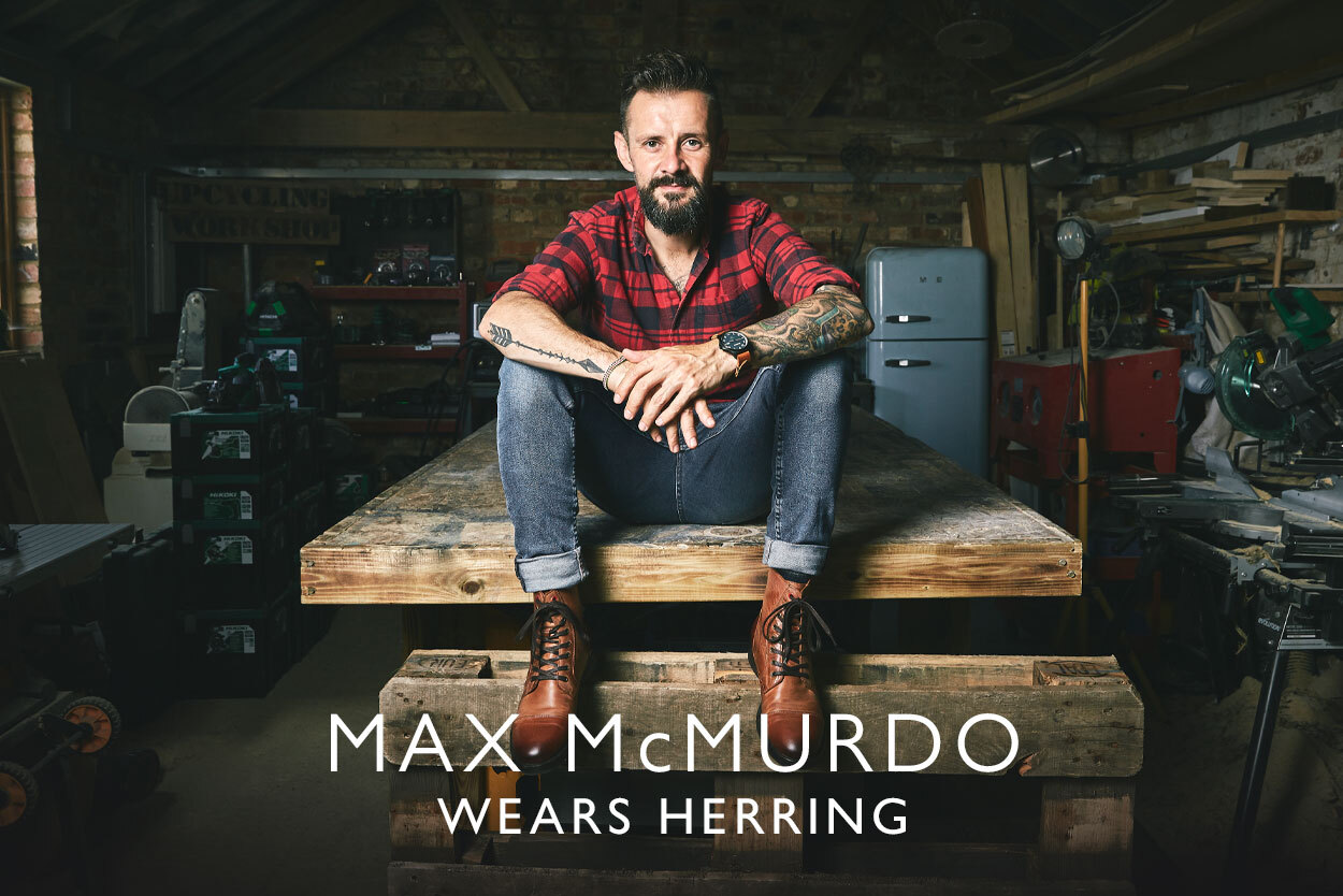 Max McMurdo wears Herring
