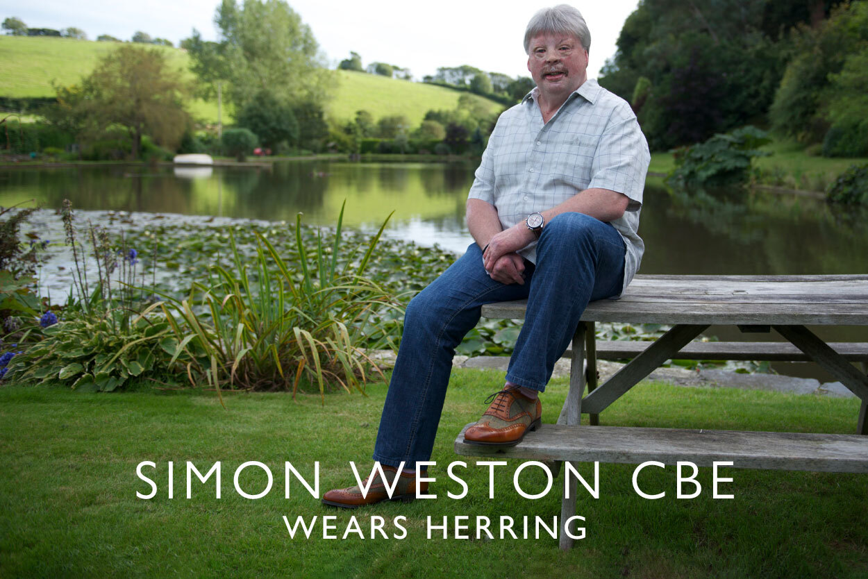 Simon Weston CBE wears Herring