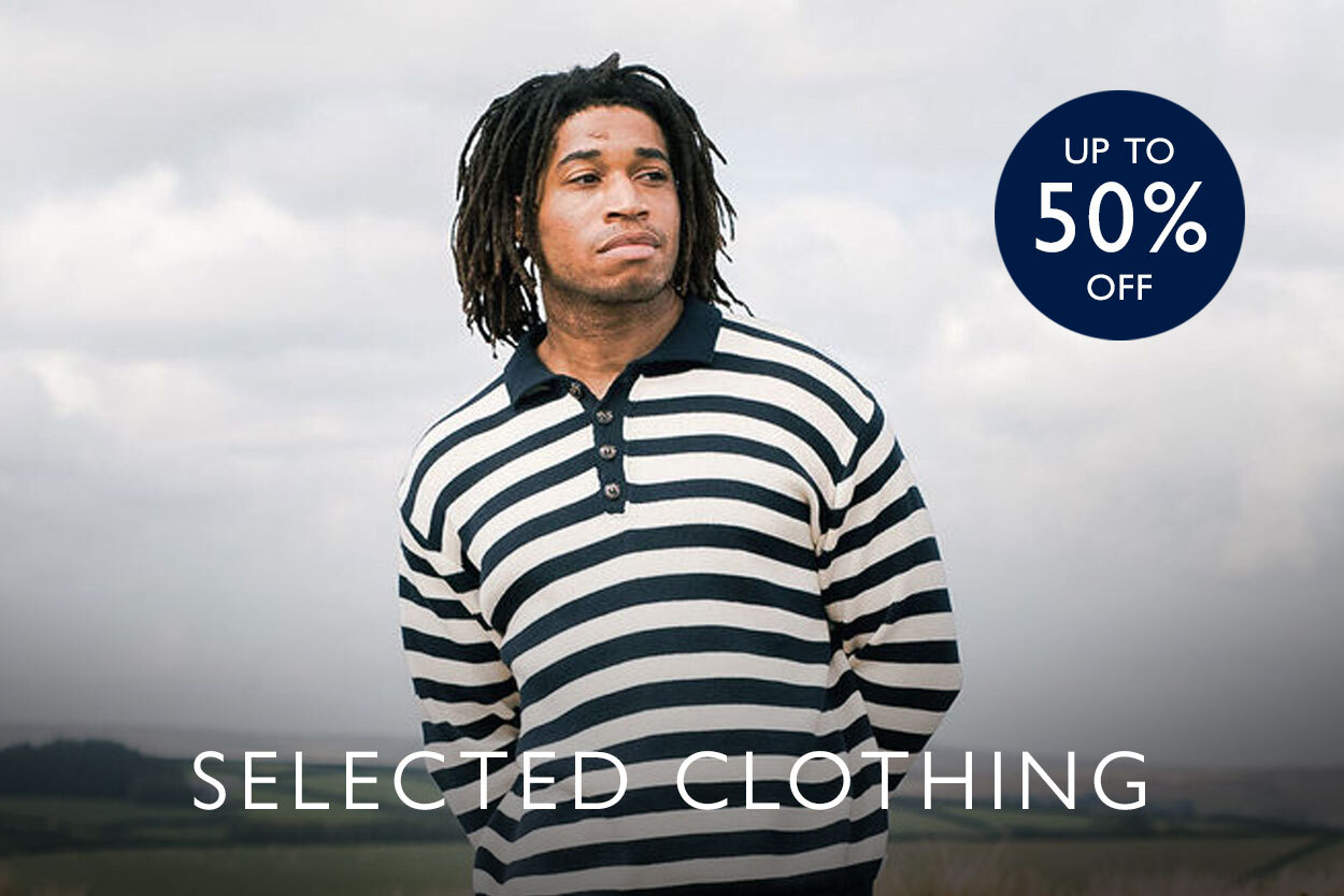 Up to 50% off clothing