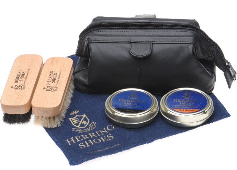 Herring-Herring Shoe Care Kit (small)-Black Calf-6967-3705-1